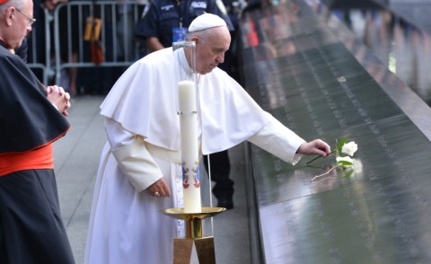 Papa Francesco - Manhattan - 25-09-2015 - Papa Francesco visita anche Ground Zero