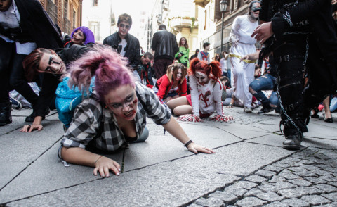 Zombie Walk - Torino - 04-10-2015 - Zombie Walk: i morti viventi risorgono a Torino