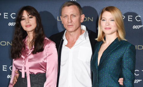 Lea Seydoux, Daniel Craig, Monica Bellucci - Londra - 22-10-2015 - Spectre: Monica Bellucci e le altre Bond Girl a Londra