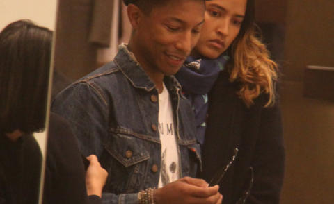 Helen Lasichanh, Pharrell Williams - Milano - 23-10-2015 - Pharrell Williams ha un debole per lo shopping meneghino