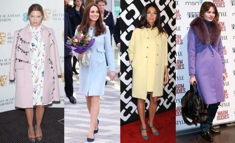 Flavia Maria Galova, Lea Seydoux, Kate Middleton, Moran Atias - 28-10-2015 - Sarà un inverno romantico, con un cappotto pastello!