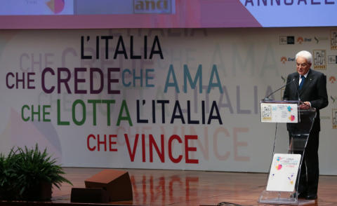 Sergio Mattarella - Torino - 30-10-2015 - Sergio Mattarella partecipa all'Assemblea nazionale dell’Anci