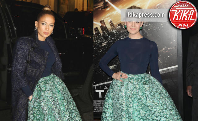 Maggie Grace, Jennifer Lopez - 12-11-2015 - Chi lo indossa meglio: Jennifer Lopez o Maggie Grace?