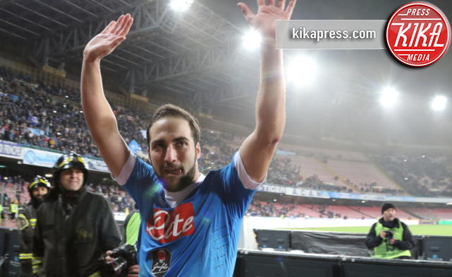 Gonzalo Higuain - Napoli - 06-01-2016 - Napoli-Torino 2-1: l'undici di Sarri continua a volare