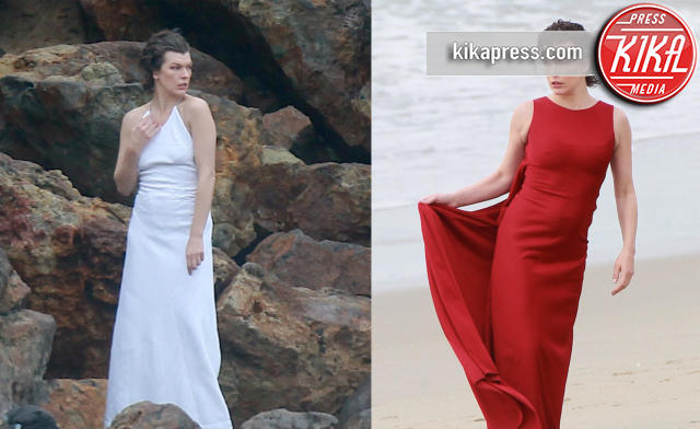 Milla Jovovich - Los Angeles - 19-01-2016 - Milla Jovovich rossa o bianca, voi quale preferite?