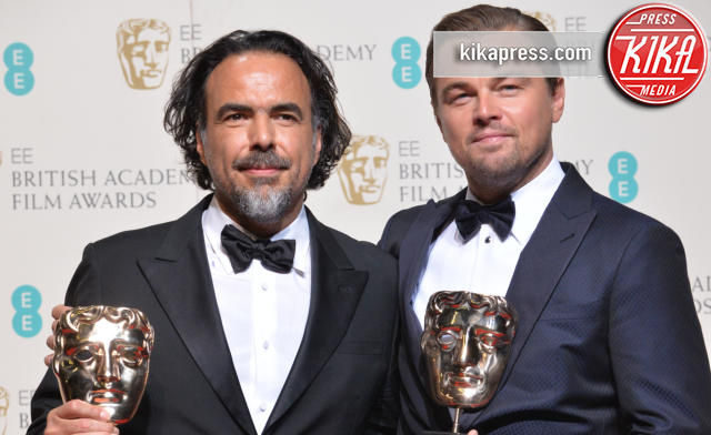 Alejandro Gonzalez Iñarritu, Leonardo DiCaprio - Londra - 14-02-2016 - BAFTA Awards, The Revenant sbanca con cinque premi