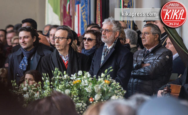 Nicoletta Braschi, Carlo De Benedetti, Roberto Benigni - 23-02-2016 - Addio Maestro: l'ultimo commosso saluto a Umberto Eco