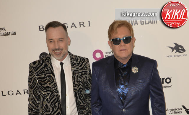 David Furnish, Elton John - Los Angeles - 28-02-2016 - Oscar 2016, tutte le star all'Elton John AIDS Foundation party