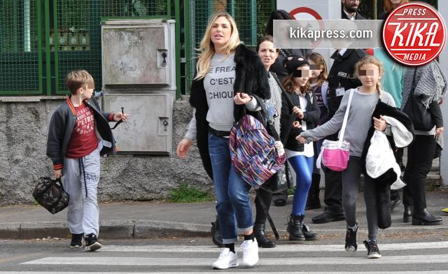 Cristian Totti, Chanel Totti, Ilary Blasi - Roma - 17-03-2016 - Ilary Blasi, prima uscita pubblica da mamma tris