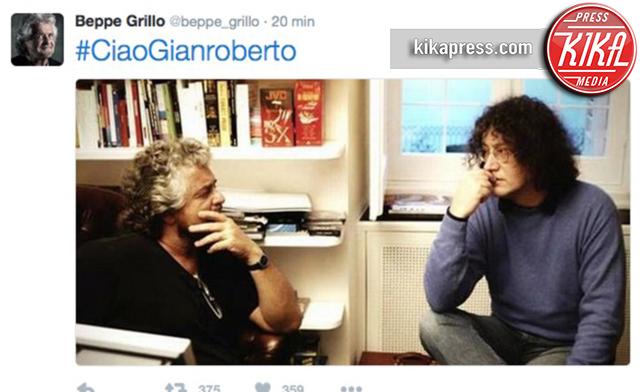 Gianroberto Casaleggio, Beppe Grillo - 12-04-2016 - Gianroberto Casaleggio è morto a Milano 