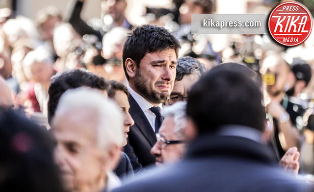 Alessandro Di Battista, Luigi Di Maio - Milano - 14-04-2016 - I funerali di Gianroberto Casaleggio: le foto