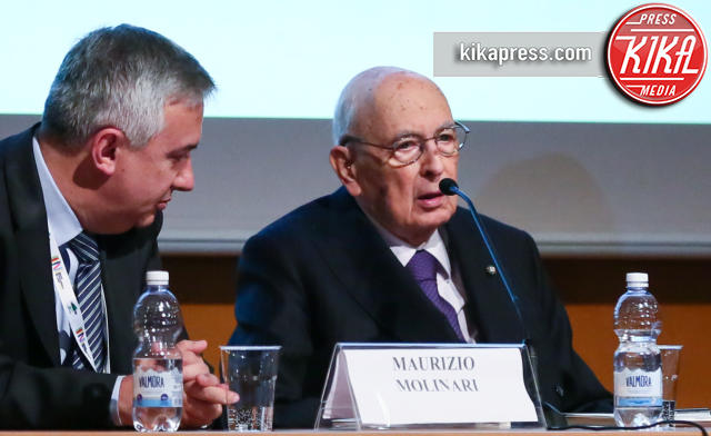 Maurizio Molinari, Giorgio Napolitano - Torino - 12-05-2016 - Europa, politica e passione: ecco il nuovo libro di Napolitano