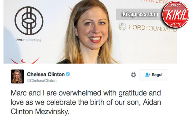 Chelsea Clinton - New York - 18-06-2016 - Chelsea Clinton è mamma bis: è nato Aidan!