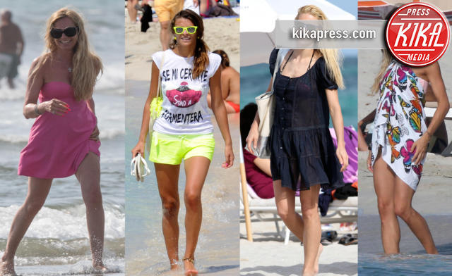 Federica Panicucci, Cristina Chiabotto, Michelle Hunziker, Eleonora Pedron - 11-07-2016 - Shorts, minidress o pareo: e tu cosa indossi in spiaggia?