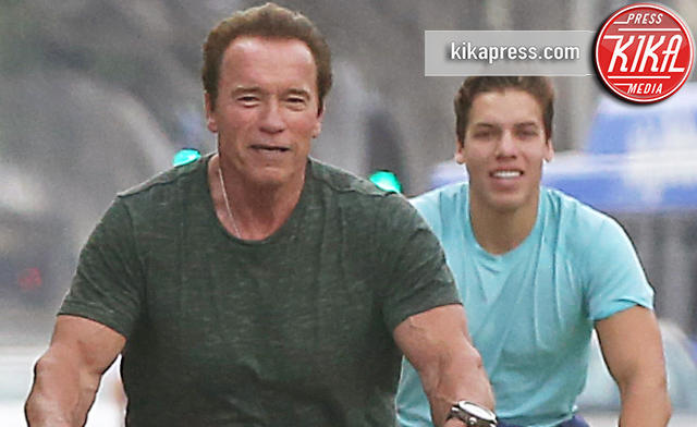 Joseph Baena, Arnold Schwarzenegger - Los Angeles - 13-07-2016 - Arnold e Joseph Baena Schwarzenegger: tale padre, tale figlio