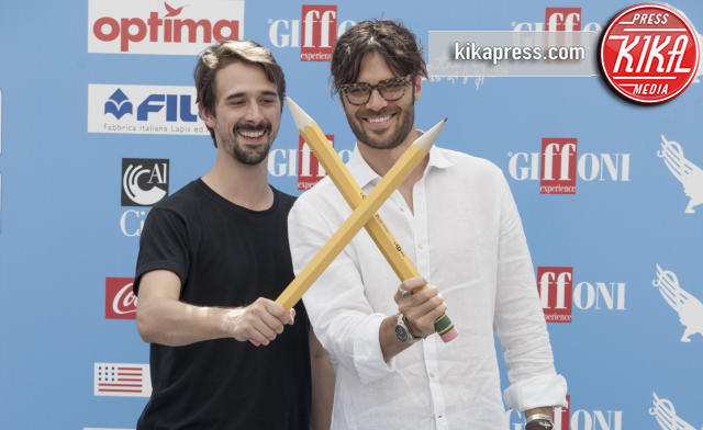 Davide Iacopini, Giulio Berruti - Giffoni - 22-07-2016 - Giulio Berruti da Squadra Antimafia al Giffoni