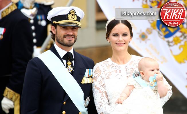 Principe Alexander, Principe Carlo Filippo di Svezia, Sofia Hellqvist - Stoccolma - 09-09-2016 - I reali di Svezia riuniti al battesimo del principe Alexander