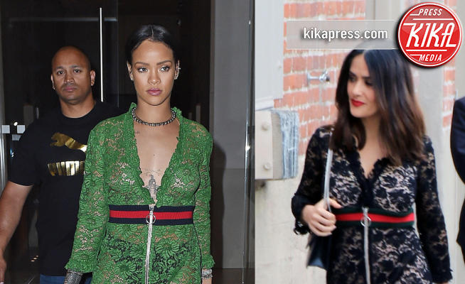 Rihanna, Salma Hayek - 27-10-2016 - Chi lo indossa meglio? Rihanna e Salma Hayek