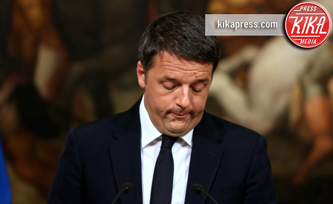 Matteo Renzi - Roma - 05-12-2016 - Vince il No, Renzi: 