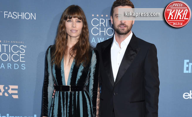 Jessica Biel, Justin Timberlake - Santa Monica - 11-12-2016 - Critics' Choice Awards: gli arrivi sul red carpet
