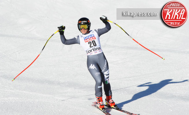 Sofia Goggia - Cortina - 29-01-2017 - Cortina: arriva il nono podio di Sofia Goggia