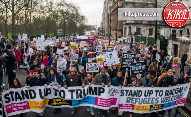 Protesta anti Trump - Londra - 03-02-2017 - Londra, monta la protesta contro il travel ban di Donald Trump