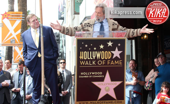John Goodman, Jeff Bridges - Hollywood - 11-03-2017 - John Goodman ha la sua stella a Hollywood: le foto 