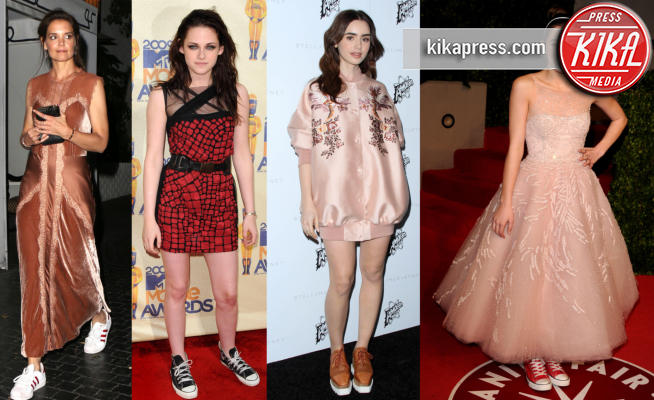 Hailee Steinfeld, Lily Collins, Kristen Stewart, Katie Holmes - Basta tacchi alti: vado in sneakers sul red carpet!