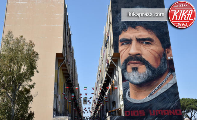 Murales Maradona, Jorit Agoch - Napoli - 25-03-2017 - Il murales di Diego Armando Maradona conquista il The Guardian