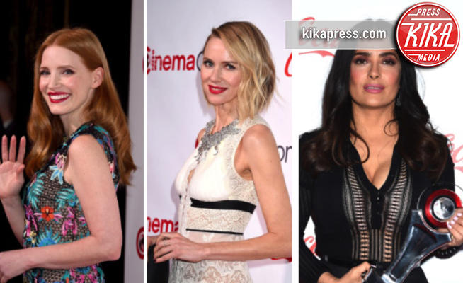Jessica Chastain, Salma Hayek, Naomi Watts - Las Vegas - 30-03-2017 - Cinemacon, voi chi preferite? La rossa, la mora o la bionda?