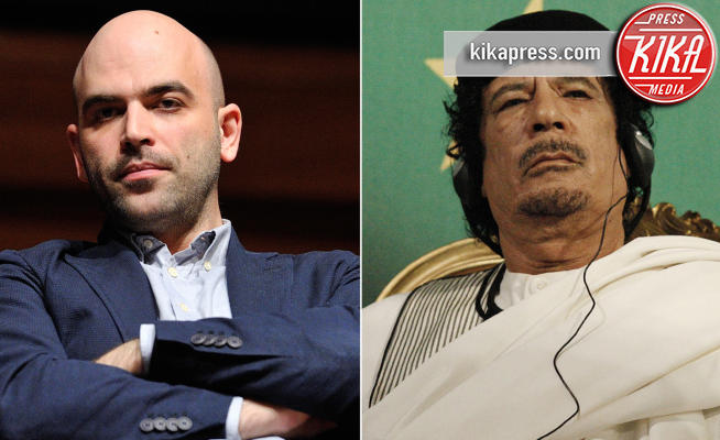 Roberto Saviano, Muhammar Gheddafi - Roma - 19-04-2017 - Roberto Saviano, una serie tv sulla vita di Gheddafi