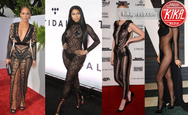 Gigi Hadid, Irina Shayk, Nicki Minaj, Jennifer Lopez - 30-04-2017 - Jennifer Lopez & Co: sotto il vestito niente... letteralmente!