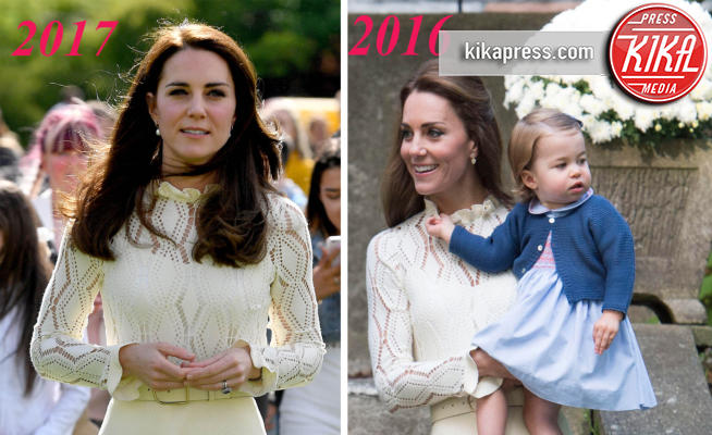 Kate Middleton - 14-05-2017 - Kate Middleton ricicla l'abito per il té a palazzo