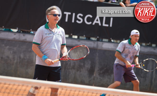 Paolo Bonolis - Roma - 20-05-2017 - Paolo Bonolis e Clarence Seedorf tennisti per una buona causa