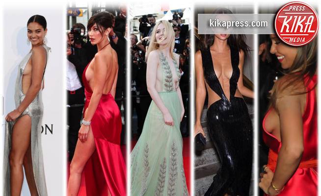Bella Hadid, Emily Ratajkowski, Shanina Shaik, Belen Rodriguez, Elle Fanning - 26-05-2017 - Sexy di profilo: le star audaci che osano il sideboob