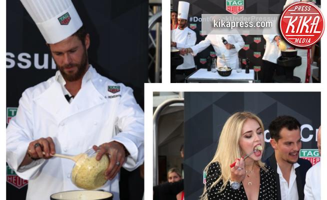 Chris Hemsworth cucina per Chiara Ferragni a Monaco