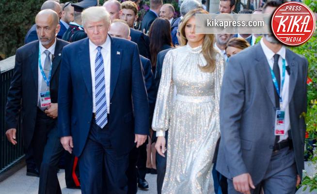 G7 Taormina, Melania Trump, Donald Trump - Taormina - 26-05-2017 - Il G7 di Taormina porta alla frattura Europa-Trump