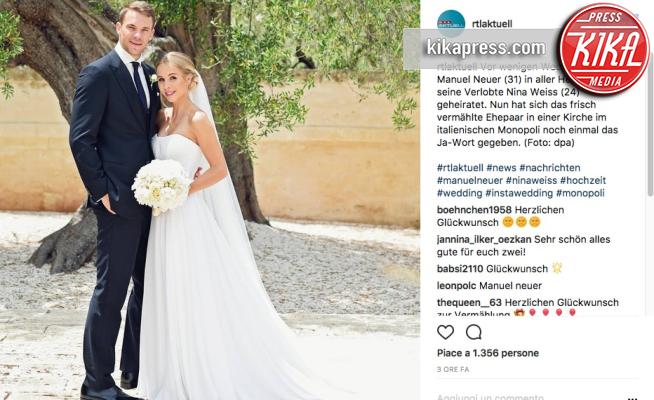 Nina Weiss, Manuel Neuer - Monopoli (BA) - 10-06-2017 - Manuel Neuer, nozze in Italia: ecco chi lo ha preceduto