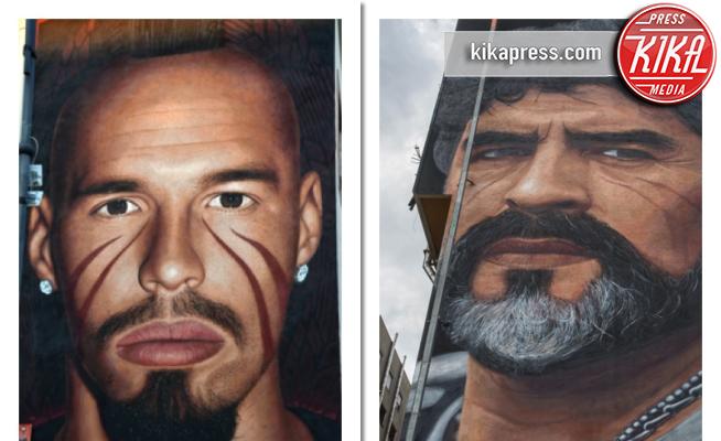 Hamsik come Maradona, spunta il murales per il capitano azzurro