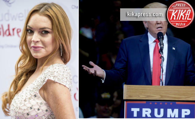 Donald Trump, Lindsay Lohan - Los Angeles - 05-07-2017 - Lindsay Lohan si schiera dalla parte di Donald Trump