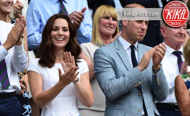 Principe William, Kate Middleton - Londra - 16-07-2017 - Federer, ottavo Wimbledon sotto gli occhi di Kate e William