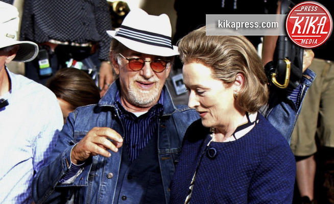 Steven Spielberg, Meryl Streep - New York - 18-07-2017 - Steven Spielberg-Meryl Streep, sei Oscar al lavoro