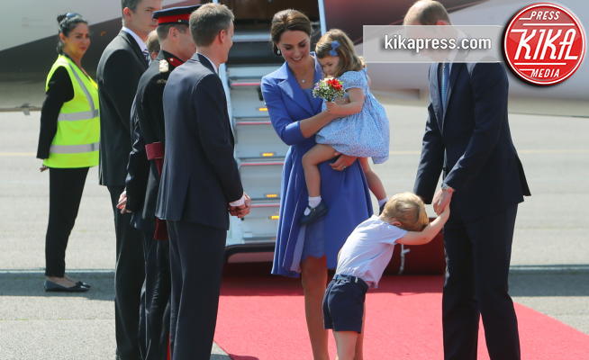 Princess Charlotte, Prince George, Catherine, Principe William, Kate Middleton - Berlino - 19-06-2017 - Quanti capricci Principe George! Prendi esempio da Charlotte