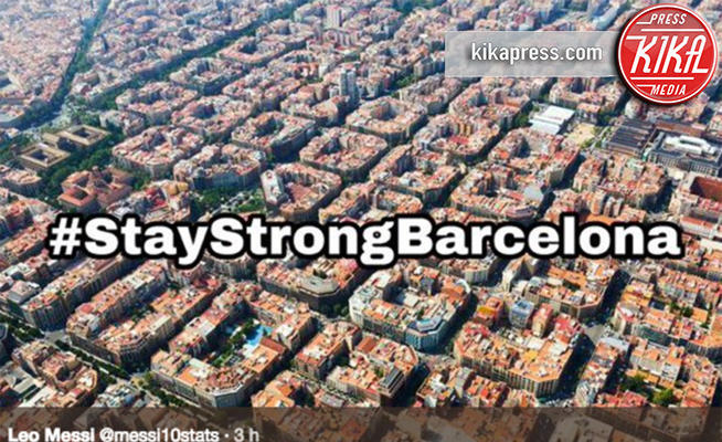 Attentato a Barcellona, il cordoglio delle star sui social