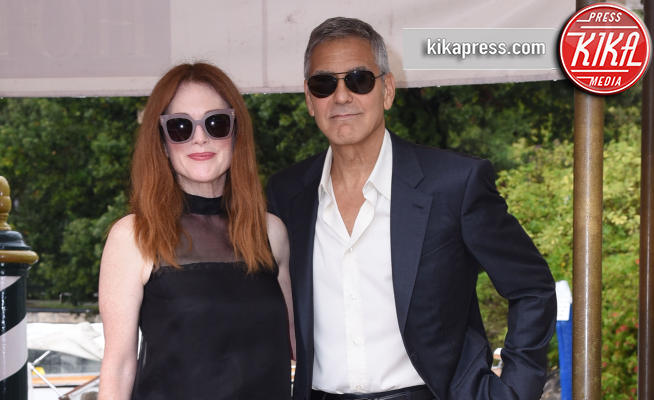 Julianne Moore, George Clooney - Venezia - 01-09-2017 - Venezia 74: Clooney al Lido senza gemelli, con Julianne Moore