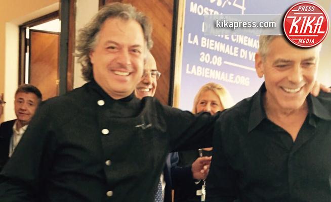 tino vettorello, George Clooney - Venezia - Venezia 74, George Clooney apprezza la cucina di Tino Vettorello
