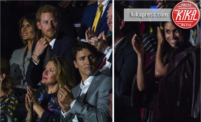 Sophie Trudeau, Justin Trudeau, Melania Trump, Principe Harry - Toronto - 24-09-2017 - Harry e Meghan Markle, la prima uscita pubblica, o quasi