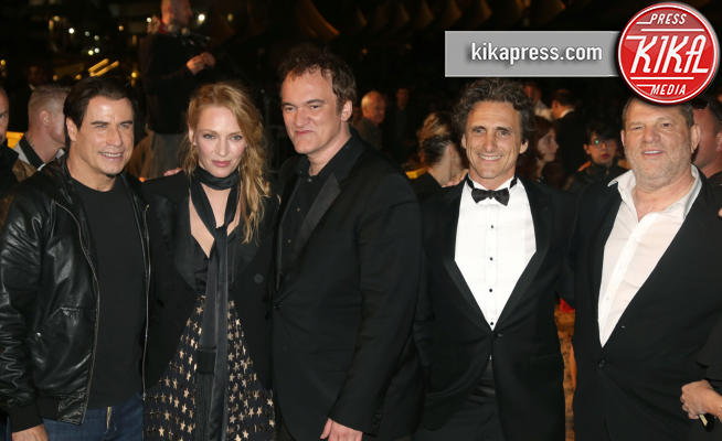 Lawrence Bender, Harvey Weinstein, John Travolta, Quentin Tarantino, Uma Thurman - Cannes - 23-05-2014 - Harvey Weinstein, la difesa dalle accuse di Uma Thurman