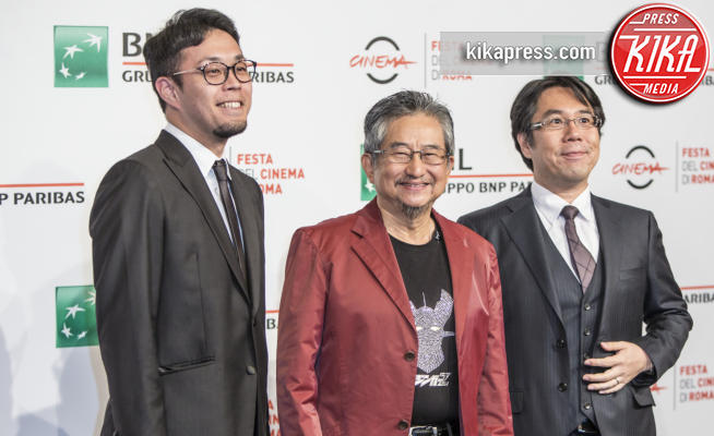 Yu Kanemaru, Ichinao Nagai, Go Nagai - Roma - 28-10-2017 - Festival del Cinema di Roma: il photocall di Mazinga Z Infinity