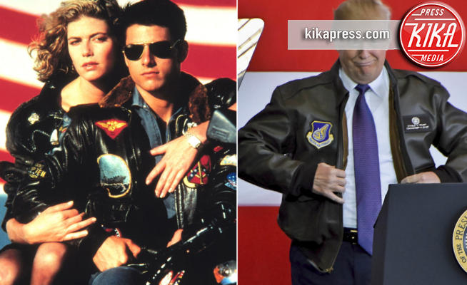 Donald Trump, Tom Cruise - 05-11-2017 - Tom Cruise in Top Gun? No, è Donald Trump!